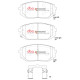 Brzdy DBA DBA Brake Pads Xtreme Performance, Front Axle DB2647XP | race-shop.sk