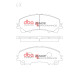 Brzdy DBA DBA Race Performance predné brzdové dosky DB2341RP | race-shop.sk