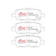 Brzdy DBA DBA Xtreme Performance zadné brzdové dosky DB2340XP | race-shop.sk