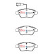 Brzdy DBA DBA Brake Pads Street Series Ceramic, Front Axle DB2258SS | race-shop.sk