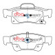 Brzdy DBA DBA Brake Pads Street Series Ceramic, Rear Axle DB2217SS | race-shop.sk