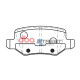 Brzdy DBA DBA Brake Pads Street Series Ceramic, Rear Axle DB2020SS | race-shop.sk