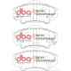 Brzdy DBA DBA Xtreme Performance predné brzdové dosky DB1925XP (ECE R90) | race-shop.sk