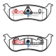 Brzdy DBA DBA Brake Pads Street Series Ceramic, Rear Axle DB1906SS | race-shop.sk