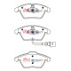 Brzdy DBA DBA Brake Pads Street Series Ceramic, Front Axle DB1849SS | race-shop.sk