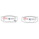 Brzdy DBA DBA Street Series predné brzdové dosky DB1818SS (keramické) | race-shop.sk