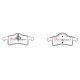 Brzdy DBA DBA Brake Pads Street Series Ceramic, Rear Axle DB1717SS | race-shop.sk