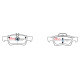 Brzdy DBA DBA Brake Pads Street Series Ceramic, Rear Axle DB1657SS | race-shop.sk