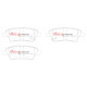 Brzdy DBA DBA Xtreme Performance zadné brzdové dosky DB15022XP | race-shop.sk