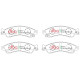 Brzdy DBA DBA Xtreme Performance predné brzdové dosky DB1353XP | race-shop.sk