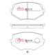 Brzdy DBA DBA Race Performance predné brzdové dosky DB1282RP | race-shop.sk