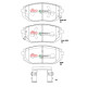 Brzdy DBA DBA Brake Pads Street Performance, Front Axle DB2647SP | race-shop.sk