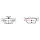 Brzdy DBA DBA Brake Pads Street Series Ceramic, Rear Axle DB2406SS | race-shop.sk