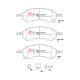 Brzdy DBA DBA Brake Pads Street Performance, Rear Axle DB2388SP | race-shop.sk