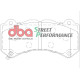Brzdy DBA DBA Street Performance predné brzdové dosky DB2375SP | race-shop.sk