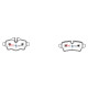 Brzdy DBA DBA Brake Pads Street Series Ceramic, Rear Axle DB2214SS | race-shop.sk