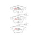 Brzdy DBA DBA Xtreme Performance predné brzdové dosky DB2210XP | race-shop.sk