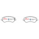 Brzdy DBA DBA Brake Pads Street Series Ceramic, Front Axle DB1828SS | race-shop.sk