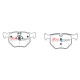 Brzdy DBA DBA Brake Pads Street Series Ceramic, Rear Axle DB1694SS | race-shop.sk