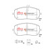 Brzdy DBA DBA Brake Pads Xtreme Performance, Front Axle DB15268XP | race-shop.sk