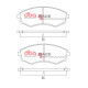 Brzdy DBA DBA brzdové doštičky for race performance DB1167RP | race-shop.sk