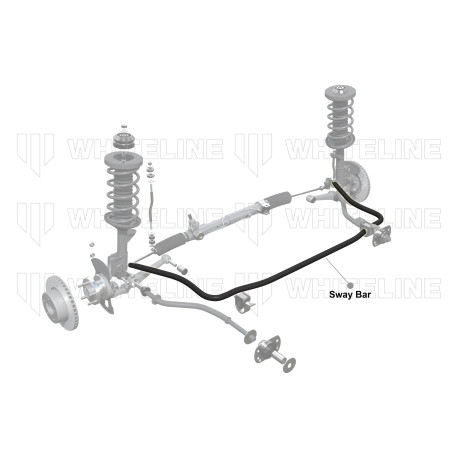 Stabilizátory a tyčky Whiteline BTF7 Sway Bar 22mm Non Adjustable | race-shop.sk