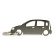 Car-Shapes kľúčenky Fiat Panda II kľúčenka z nehrdzavejúcej ocele | race-shop.sk
