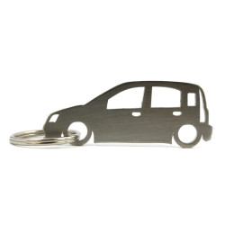 Fiat Panda II kľúčenka z nehrdzavejúcej ocele