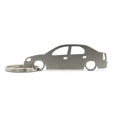 Car-Shapes kľúčenky Dacia Logan MK1 sedan kľúčenka z nehrdzavejúcej ocele | race-shop.sk