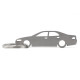 Car-Shapes kľúčenky Toyota JZX90 Mark II kľúčenka z nehrdzavejúcej ocele | race-shop.sk