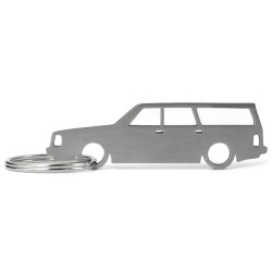 Volvo 240 kombi kľúčenka z nehrdzavejúcej ocele