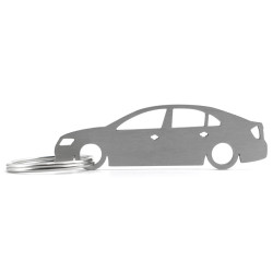 Skoda Rapid sedan kľúčenka z nehrdzavejúcej ocele