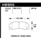 Brzdové dosky HAWK performance Hawk Brake Pad DTC-60 HB905G.646 | race-shop.sk