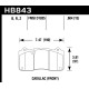 Brzdové dosky HAWK performance Hawk Brake Pad HPS 5.0 HB843B.604 | race-shop.sk