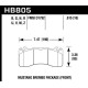 Brzdové dosky HAWK performance Hawk Brake Pad HPS 5.0 HB805B.615 | race-shop.sk