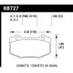 Brzdové dosky HAWK performance Hawk Brake Pad DTC-70 HB727U.592 | race-shop.sk
