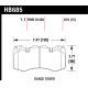 Brzdové dosky HAWK performance Hawk Brake Pad Performance Ceramic HB685Z.610 | race-shop.sk