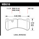Brzdové dosky HAWK performance Hawk Brake Pad Performance Ceramic HB616Z.607 | race-shop.sk