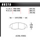 Brzdové dosky HAWK performance Hawk Brake Pad HP Plus HB275N.620 | race-shop.sk