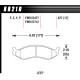 Brzdové dosky HAWK performance Hawk Brake Pad Performance Ceramic HB210Z.677 | race-shop.sk
