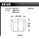 Brzdové dosky HAWK performance Hawk Brake Pad Blue 9012 (14 mm) HB169E.560 | race-shop.sk