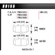 Brzdové dosky HAWK performance Hawk Brake Pad ER-1 HB155D.580 | race-shop.sk