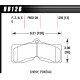 Brzdové dosky HAWK performance HAWK HT-10 brzdové dosky pre Chevrolet Corvette, HB126S.505 | race-shop.sk