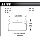 Brzdové dosky HAWK performance Hawk Brake Pad DTC-30 (12 mm) HB100W.480 | race-shop.sk