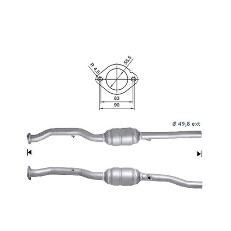 DPF a katalyzátory Magnaflow pre konkrétny model Magnaflow Katalyzátor na AUDI VOLKSWAGEN | race-shop.sk