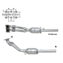 Magnaflow Katalyzátor na AUDI SEAT