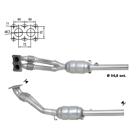 DPF a katalyzátory Magnaflow pre konkrétny model Magnaflow Katalyzátor na AUDI SEAT | race-shop.sk