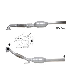 Magnaflow Katalyzátor na AUDI VOLKSWAGEN