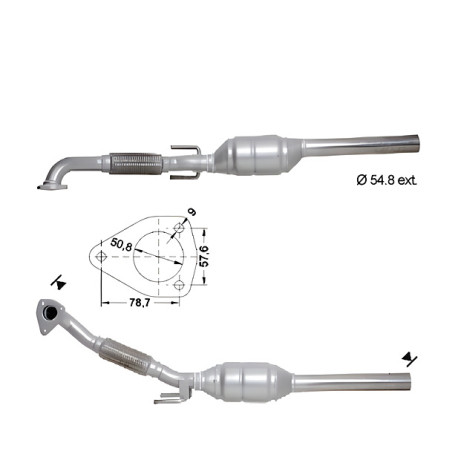 DPF a katalyzátory Magnaflow pre konkrétny model Magnaflow Katalyzátor na AUDI VOLKSWAGEN | race-shop.sk