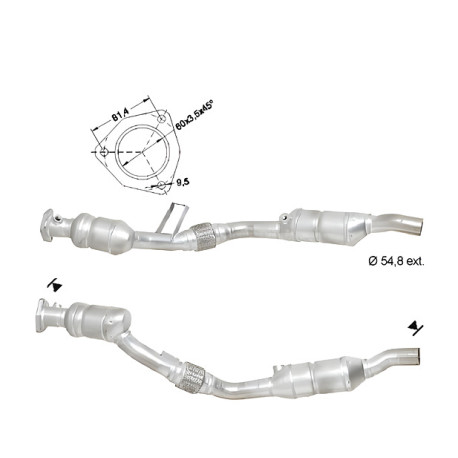 DPF a katalyzátory Magnaflow pre konkrétny model Magnaflow Katalyzátor na AUDI | race-shop.sk